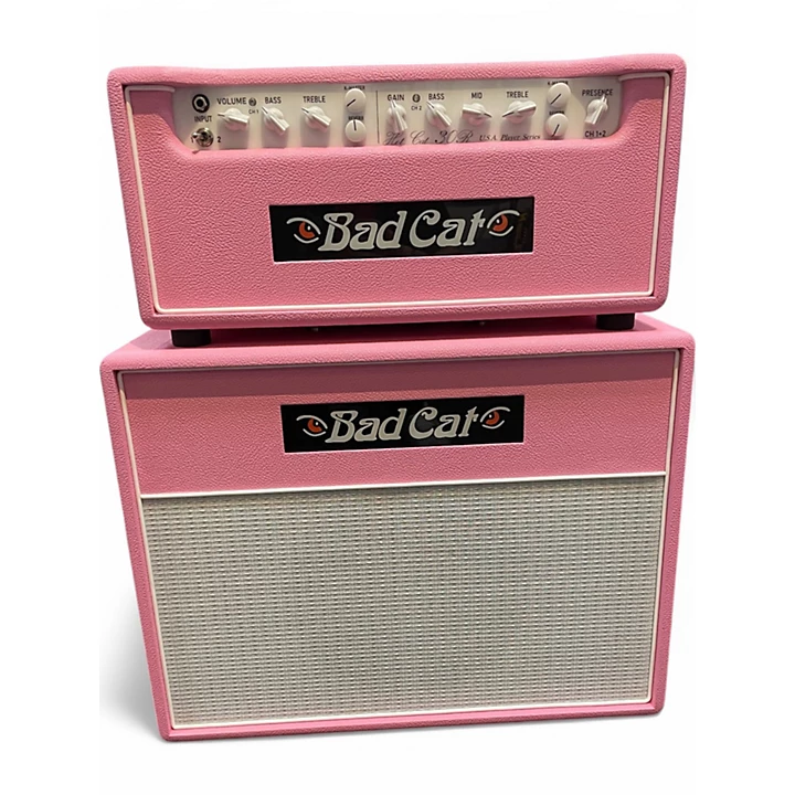 Used Bad Cat HOT CAT 30R HEAD AND CAB Guitar Stack