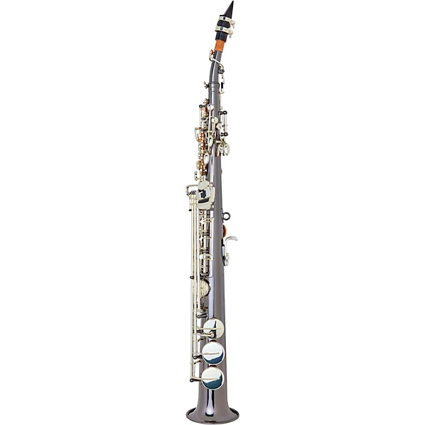 ASPS 450 Vienna Series Straight Soprano Sax Black Nickel Body Silver Keys