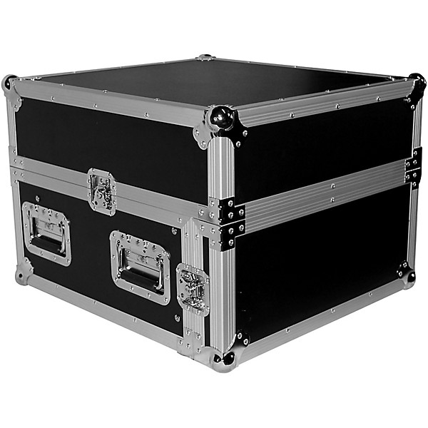 T 4MRSS 4U Rack x 10U Top Mixer DJ Combo Flight Road Case