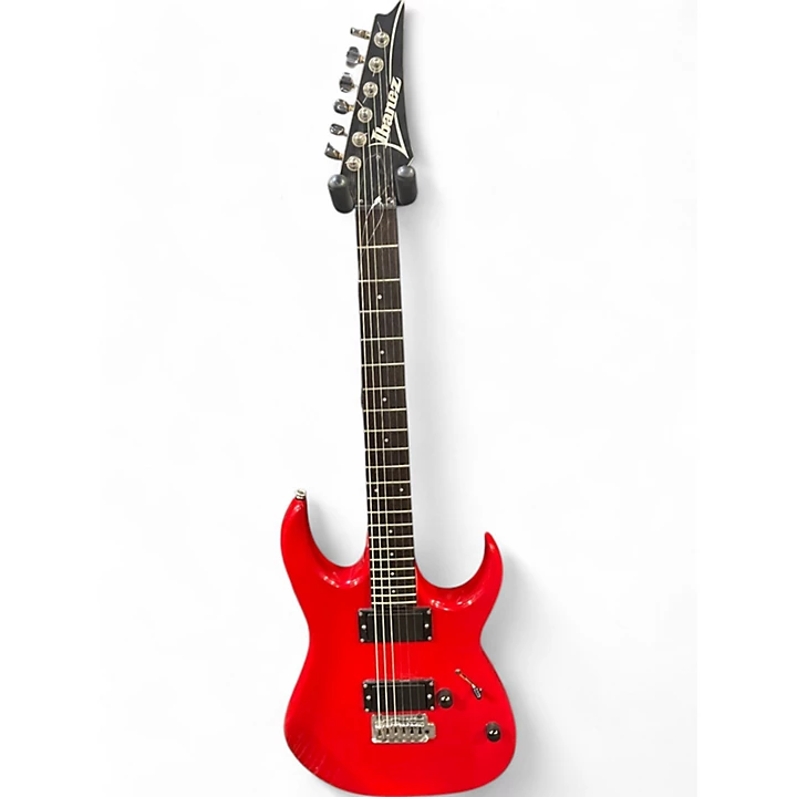 Ibanez Used Ibanez S520ex Red Solid Body Electric Guitar.gc