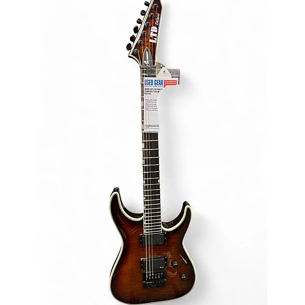 ESP Used ESP LTD MH1000ET Brown Sunburst Solid Body Electric Guitar.gc