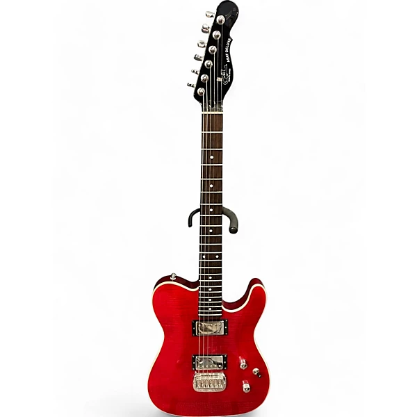 Used G&L ASAT Deluxe Red Solid Body Electric Guitar