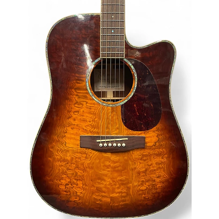 Fender Used Takamine EG333C Quilted Sunburst Acoustic Guitar.gc