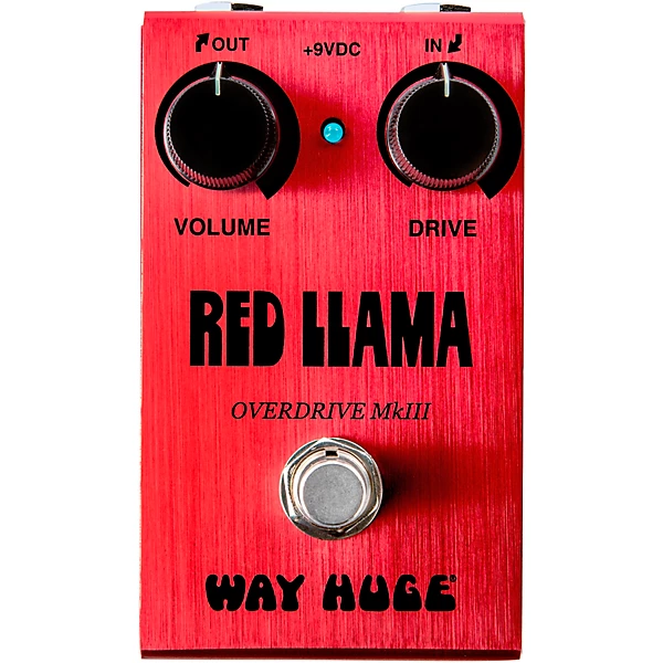Red Llama Overdrive MKIII WM23 Effects Pedal Red