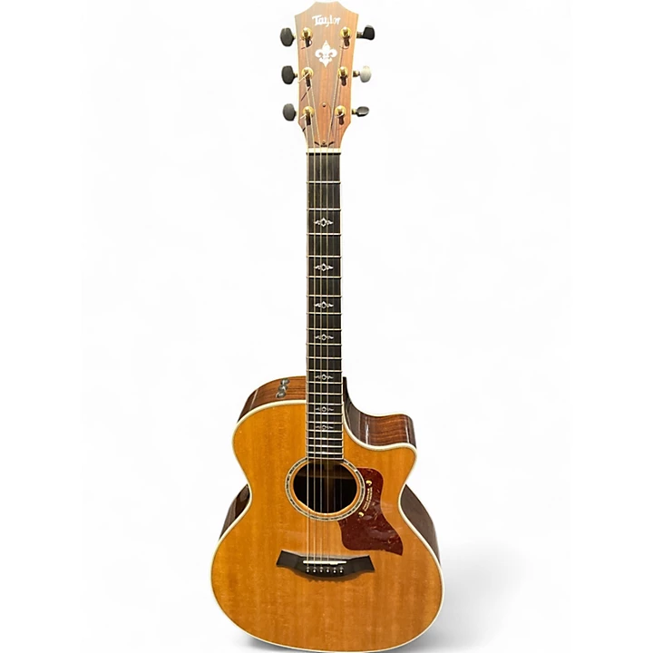 Taylor Used Taylor 814CE Natural Acoustic Electric Guitar