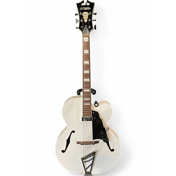 Used D'Angelico EXL 1 White Hollow Body Electric Guitar