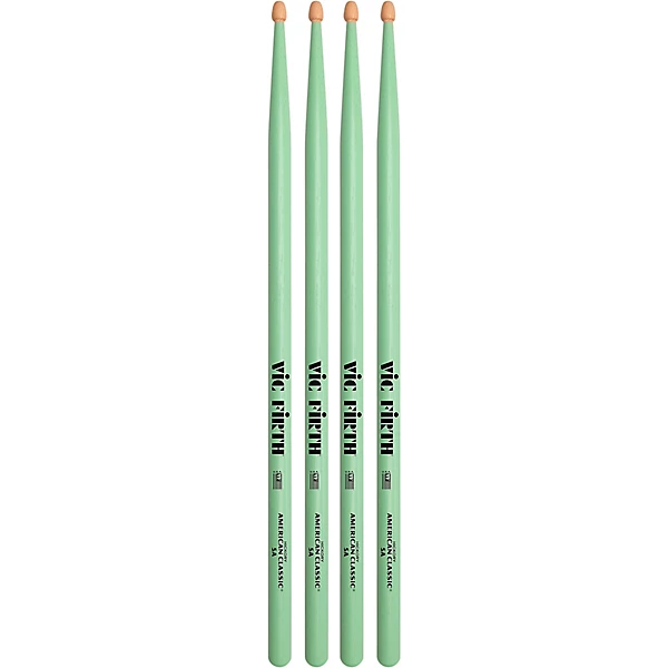 American Classic Seafoam Green Drumsticks 2 Pack 5A Wood