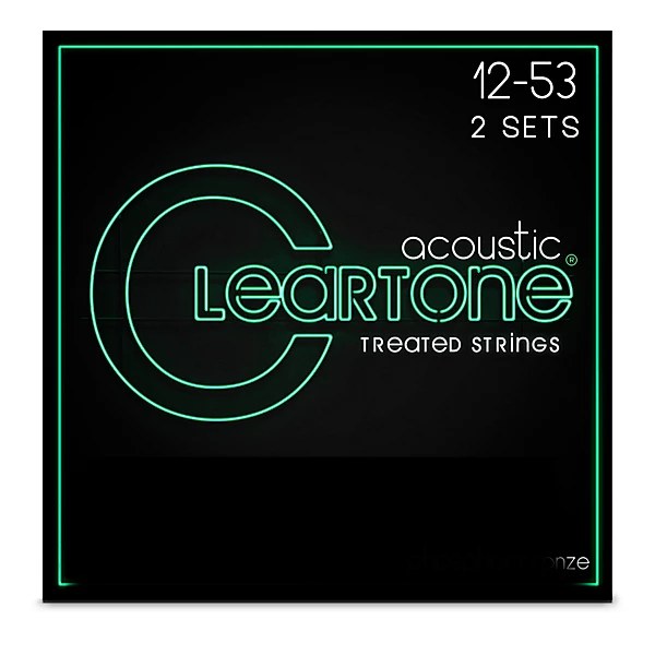 2 Pack Phosphor Bronze Acoustic Guitar Strings Light