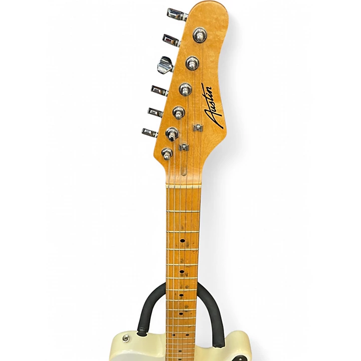 Used Austin ATC200 White Solid Body Electric Guitar