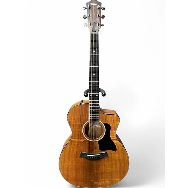Used Taylor 224CEKDLX Natural Acoustic Electric Guitar