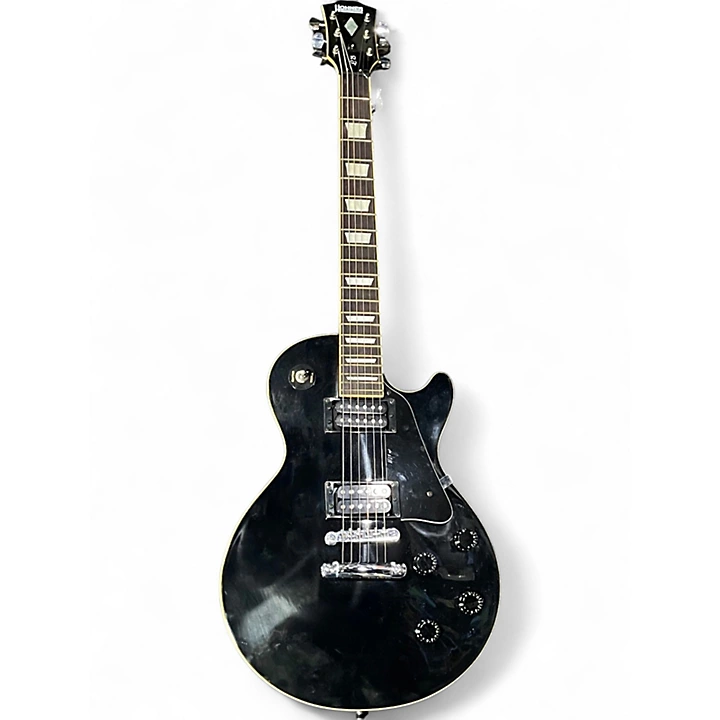 Used Hohner L75 Black Solid Body Electric Guitar