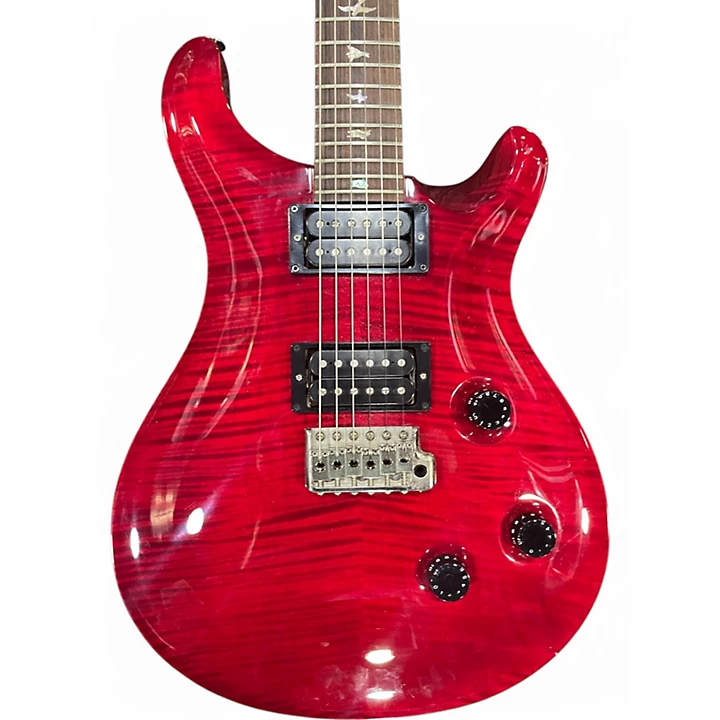 PRS Used 2007 PRS Custom 24 10 Top Red Solid Body Electric Guitar.gc