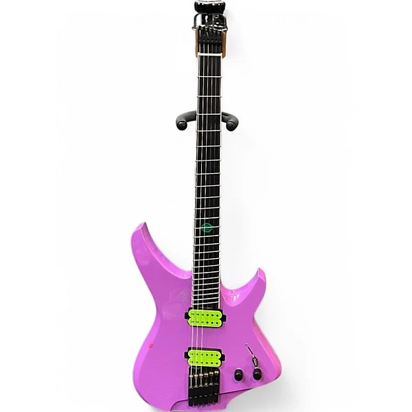 Aguda Used Aguda BLACK HOLE Purple Solid Body Electric Guitar.gc
