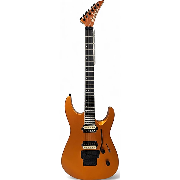 Used Jackson DK2 Pro Dinky Satin Orange Solid Body Electric Guitar