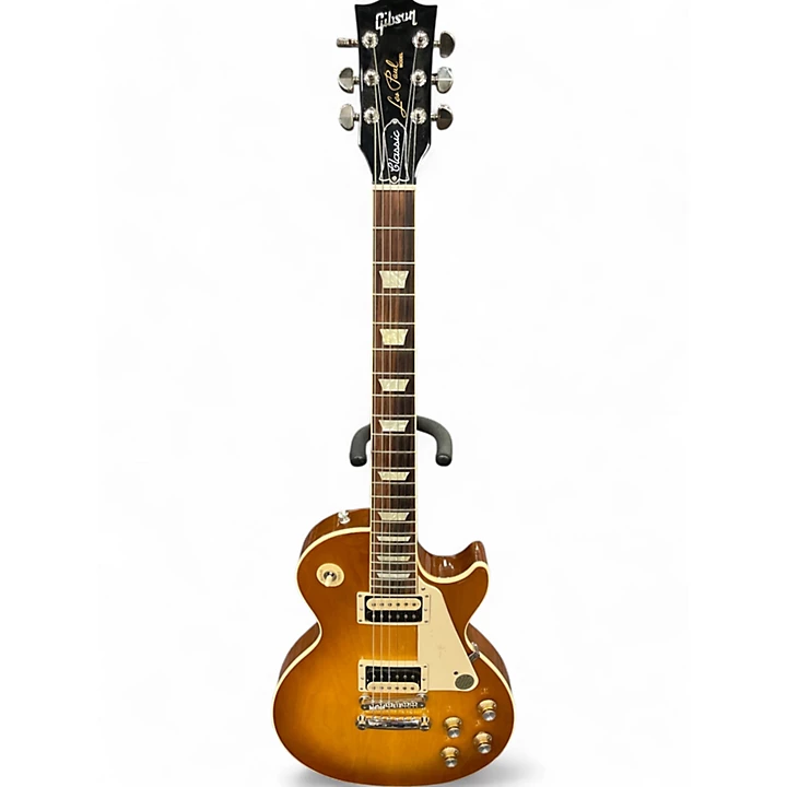 Gibson Used Gibson Les Paul Classic Honey Burst Solid Body Electric Guitar
