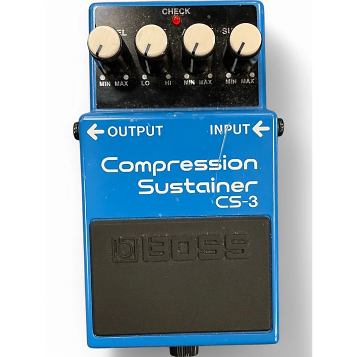 Used BOSS CS3 Compressor Sustainer Effect Pedal