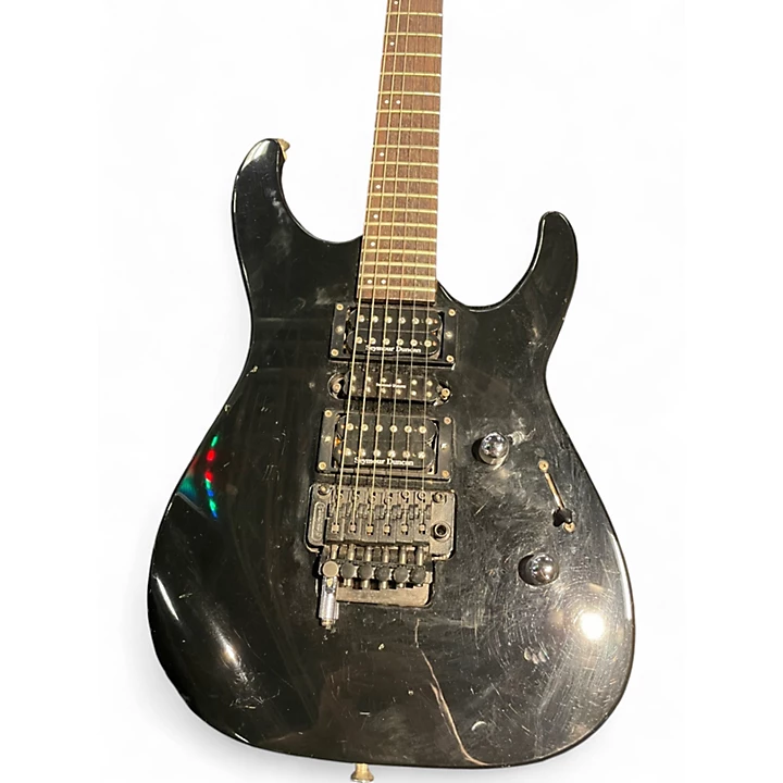 Used 1980s Jackson JDR 94 Black Solid Body Electric Guitar