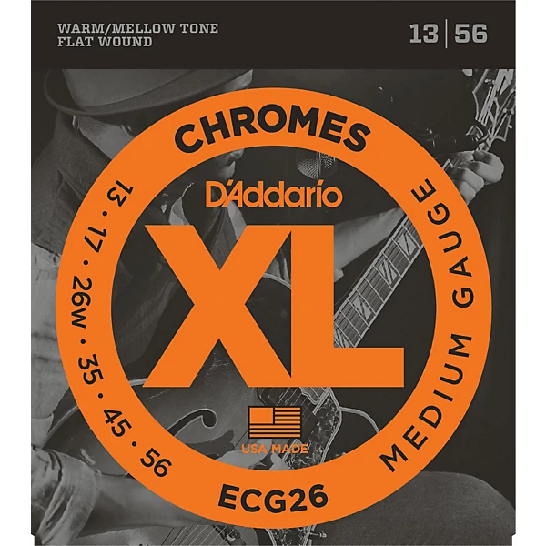 ECG26 Chromes Medium Gauge Electric Guitar Strings
