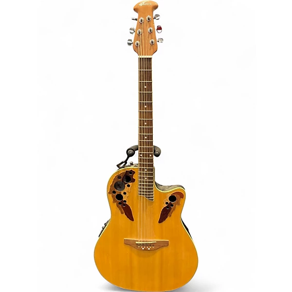 Used Ovation APPLAUSE AE48 Natural Acoustic Electric Guitar