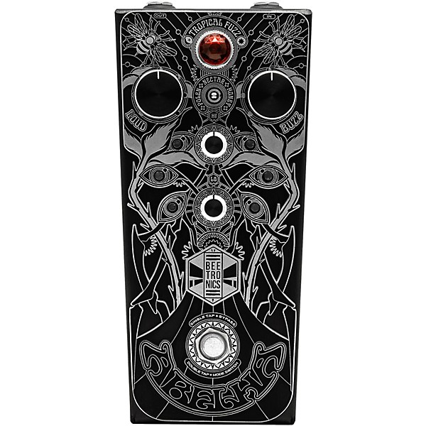 Beetronics FX Abelha Tropical Fuzz Effects Pedal Black Anodized