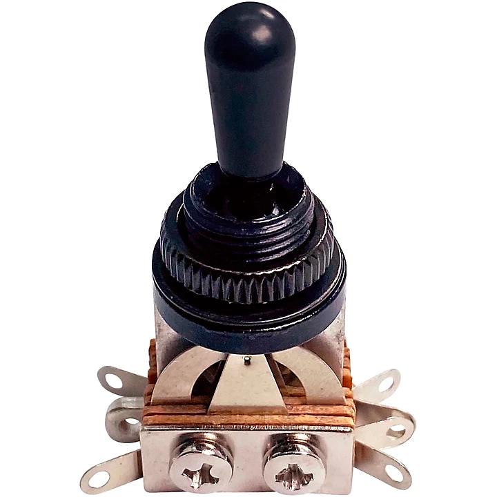 3 Way Toggle Switch 6 pole Black
