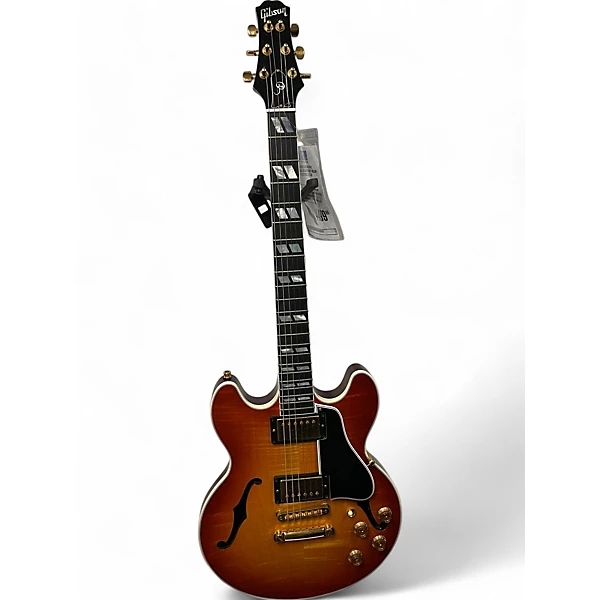 Used 2000s Gibson PAUL JACKSON JR Sunburst Hollow Body Electric Guitar