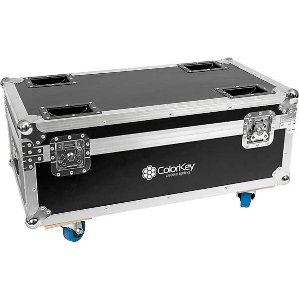 Charging Road Case With Casters for Eight AirPar HEX 4 Lights