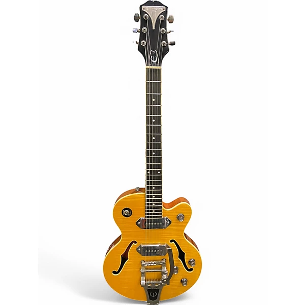 Used Epiphone wildcat yellow Hollow Body Electric Guitar