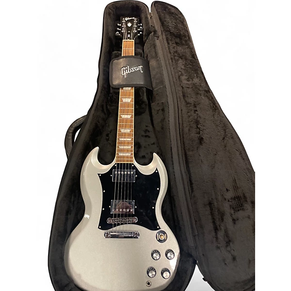 Gibson Used Gibson SG Silver Sparkle Solid Body Electric Guitar.gc
