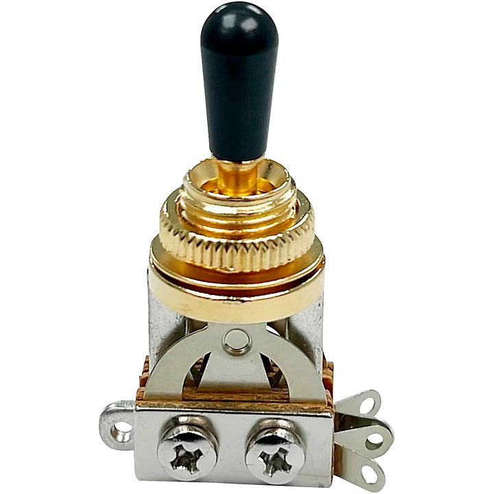 3 Way Toggle Switch 4 pole Gold