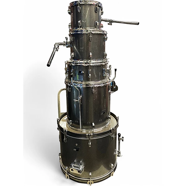 Ludwig Used Ludwig 5 Piece BACKBEAT Silver Sparkle Drum Kit