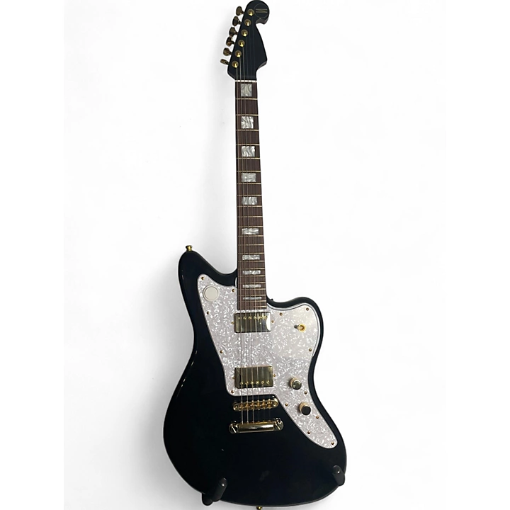 Used Nixxin Halcyon Gloss Black Solid Body Electric Guitar