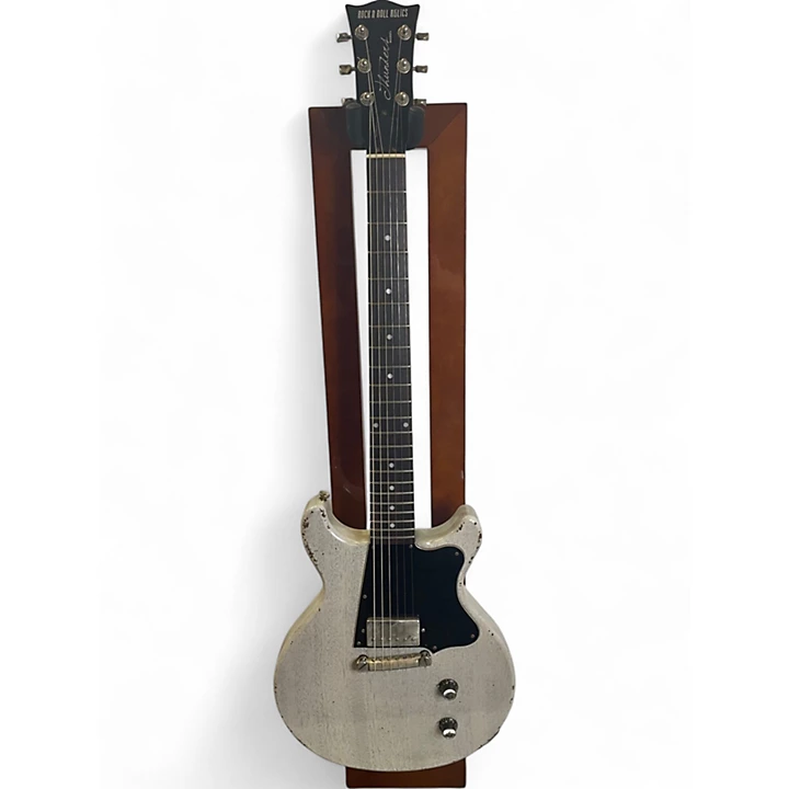 Used Rock N Roll Relics Thunders TV White Solid Body Electric Guitar
