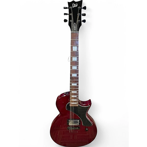 ESP Used ESP LTD EC201FT RED Solid Body Electric Guitar