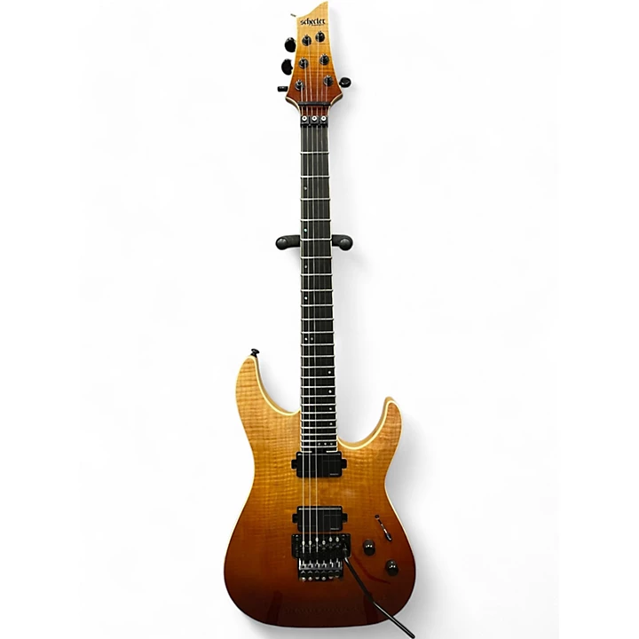 Used Schecter Guitar Research SLS Elite Rootbeer Solid Body Electric Guitar