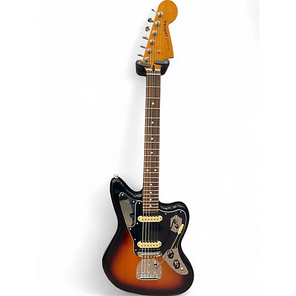Used Fender Jaguar 3 Tone Sunburst Solid Body Electric Guitar
