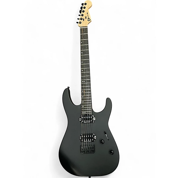 Charvel Used Charvel DK24HT Matte Black Solid Body Electric Guitar.gc