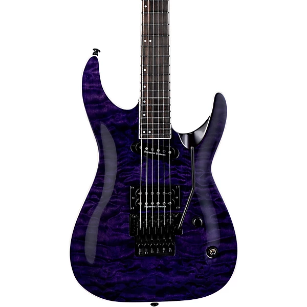 LTD Andy La Rocque ALR II Electric Guitar See Thru Purple