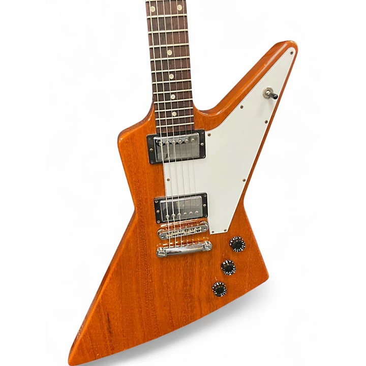 Used Gibson 70s Explorer Antique Natural Solid Body Electric Guitar