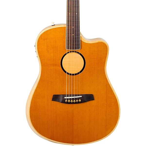 AEG 1 Torrefied Sitka Spruce Dreadnought Acoustic Electric Guitar Natural