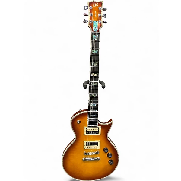 ESP Used ESP LTD EC1000 Light Sunburst Solid Body Electric Guitar.gc
