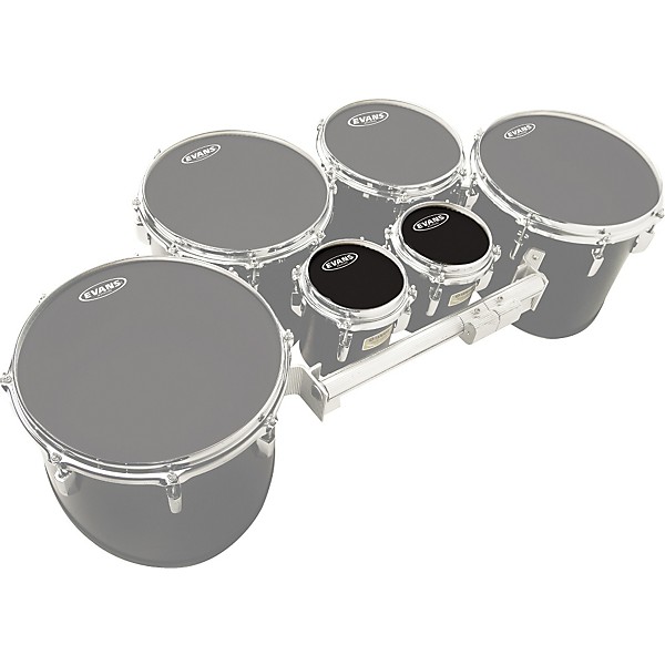 MX Black Tenor Drumhead 6 Shot 3 Pack