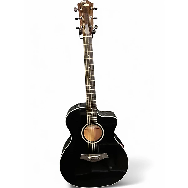 Taylor Used Taylor 214CE Deluxe Black Acoustic Electric Guitar