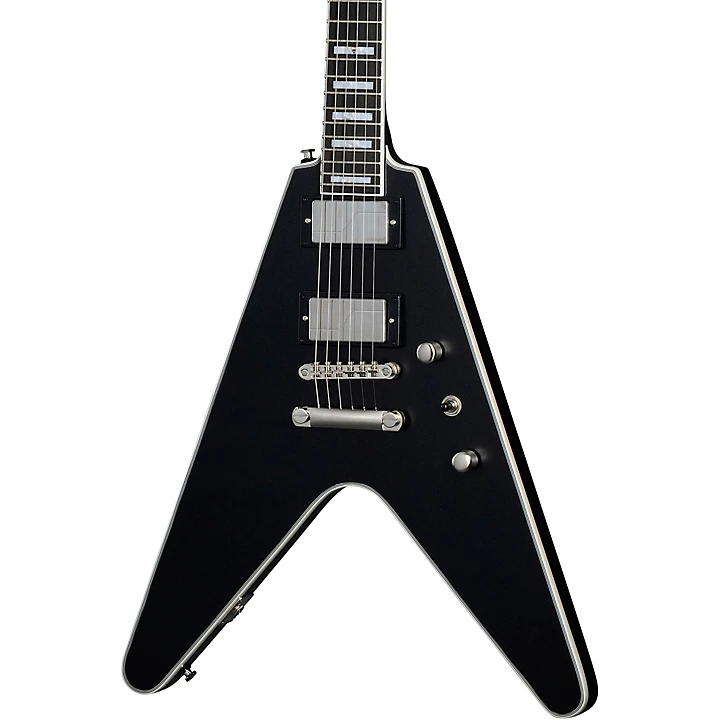 Flying V Prophecy Electric Guitar Aged Jet Black Metallic