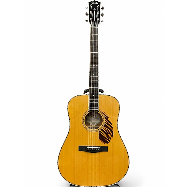 Used Fender Paramount PD 220E Natural Acoustic Electric Guitar