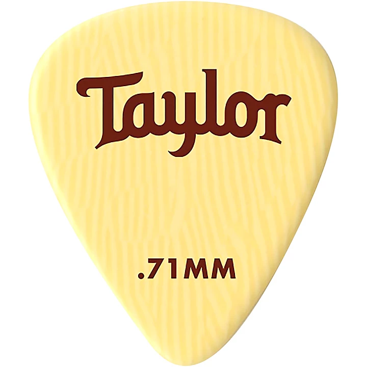 Premium DarkTone Ivoroid 351 Picks 71 mm 6 Pack