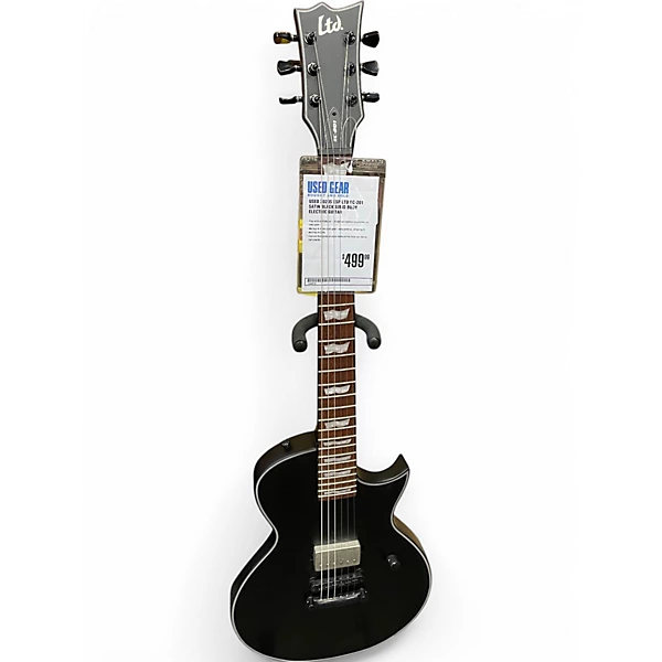 Used 2020s ESP LTD EC 201 Satin Black Solid Body Electric Guitar
