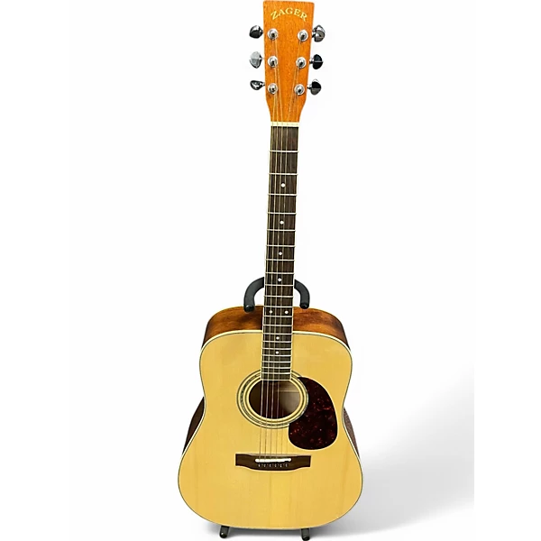 Used Zager ZAD 50 Natural Acoustic Guitar