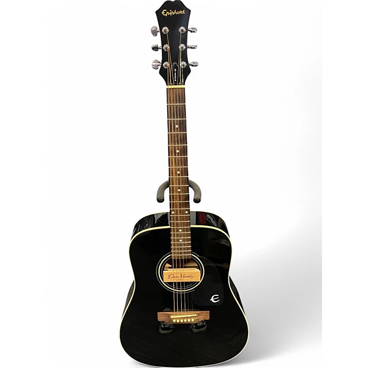 Epiphone Used Epiphone PR200 Black Acoustic Guitar.gc
