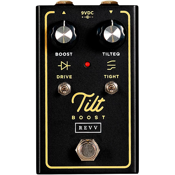 Revv Amplification Tilt Boost Effects Pedal Black
